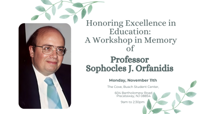 Professor Sophocles J. Orfanidis 11-2024