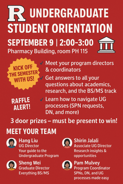 Fall 2025 Orientation Flyer
