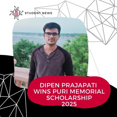 Puri Memorial Scholarship 2025 - Dipen Prajapati