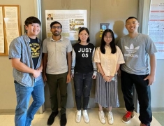Group photo of Yung-Ting Hsieh, Chuanneng Sun, Zhuoran Qi, Khizar Anjum, and Ke Xia